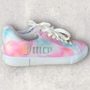 JUICY COUTURE women’s tie dye casual sneakers, size 8M